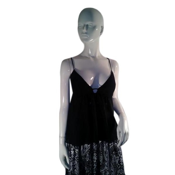 Wet Seal Tops - Wet Seal Tank Top Black Size XL (SKU 000185-9)